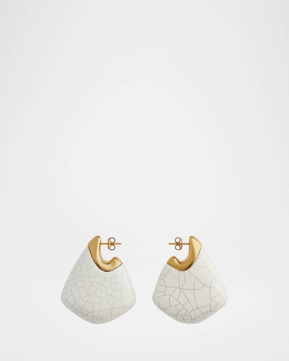 Fin Ceramic Earrings